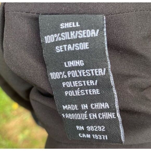 Tibi Women's Size 2 Multicolor Abstract Silk Shift Dress Sleeveless - Picture 4 of 4